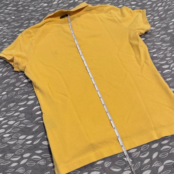 RALPH LAUREN Girl’s Yellow Polo Shirt, size Medium - Picture 7 of 7